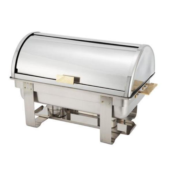 Winco 8 Qt Dallas Roll Top Chafer C-5080